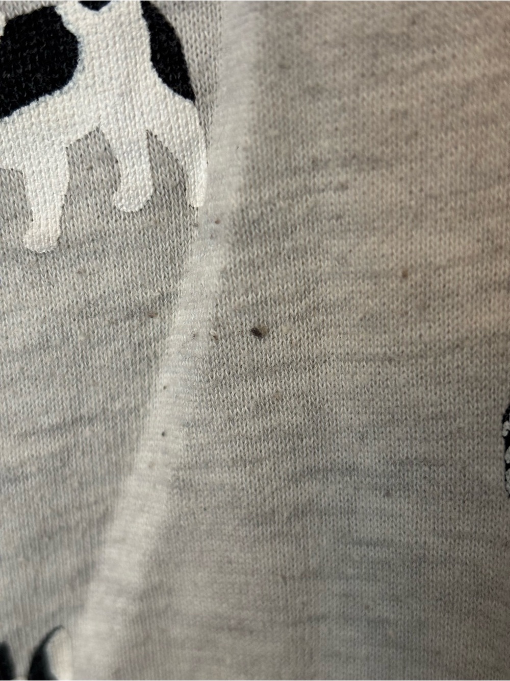 Forever 21 Men's Light Gray French Bulldog Crewneck Sweatshirt - Picture 5 of 6